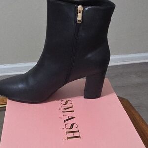 Black Heeled Boots for Women